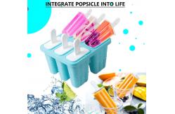 China BPA Free Silicone Ice Molds Reusable 6 Pieces Food Grade Practical supplier
