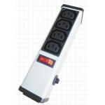 4 Outlets PDU Power Strip and Switch with Overload protecter , Smart Multi Plug Extension Cord for sale