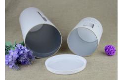China White Cardboard Paper Tube Packaging Plastic Strech Lid Manual Work supplier