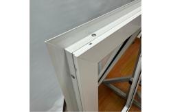 China Double Tempered Glass Aluminium Awning Windows Customized Product supplier