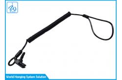 China SGS 30cm Coil Ring Retractable Elastic Spring Tool Lanyard supplier