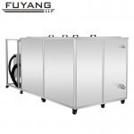 China Casters 2400L 40KHz Industrial Ultrasonic Cleaning Equipment Stainless Steel Single Tank for sale