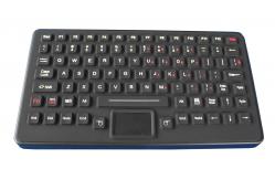 China Flat Button Desktop Silicone Industrial Keyboard USB Or PS / 2 Available supplier