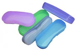 China clamshell clear plastic spectacles cases with light weight for wholesale supplier