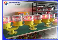 China L810 Double Solar LED Aviation Obstruction Light 32.5cd Intensity With Photocell supplier