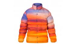 China Customized Design Logo Mens Oversized Puffer Jacket Ultra Light Sublimated Print supplier