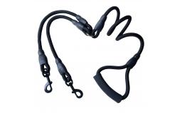 China ABS Retractable Dog Leash For Two Dogs Lead Walking At Once supplier