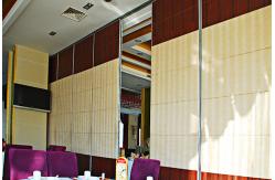 China 85 mm Thickness Sound Proofing Wooden Partition Walls With Aluminum Profile supplier