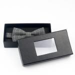 Gift Storage Bow Tie Packaging Box with Clear Window Luxury Custom Printing for sale