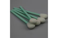 China 125mm Round Lint Free Cleanroom Foam Swabs Pp Stick supplier