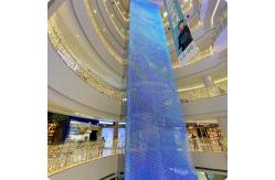 China Panoramic LED Mesh Screen 4mm Pixel Pitch For Architectural Landscape Lighting supplier