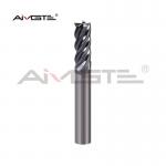 5 Flutes Carbide End Mill 35 Degree / 45 Degree TiAlN End Mill Optimized For Steel for sale