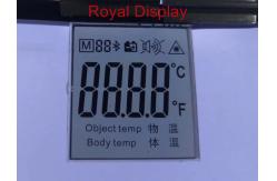 China Custom Lcd Display Panel With Led Backlighting For Forehead Thermometer supplier