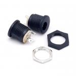 DC - 022 DC Power Socket Jack With Screw Nut Connector Plug 5.5MM * 2.1MM / 2.5MM for sale