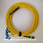 LC Short Boot Single Mode Fiber Jumper Cables MPO MTP LC 24 Core Fiber Optic Cable for sale