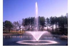 China Stainless Steel Water Floating Fountain With Lamp And Pump supplier