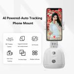 AI Auto Tracking Phone Mount Tripod Frame & Gesture Control 360° Rotation for sale