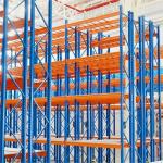 Double Deep Multi Level Heavy Duty Shelving System , Steel Warehouse Heavy Duty Rack