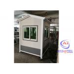 OEM Size Security Cabin Guard House Shack Outdoor Portable Temporary Kiosk for sale