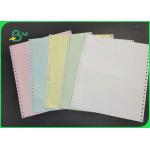 Eco - Friendly 48g 55g 80g Printed Carbonless Paper Jumbo Roll For Office