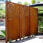 Square Oem / Odm Corten Cladding Panels Modern Design