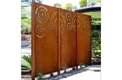 China Square Oem / Odm Corten Cladding Panels Modern Design supplier