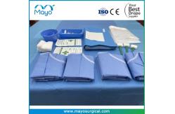 China Customized Sterile Cardiothoracic Drapes For Femoral Angiography Drape Pack supplier