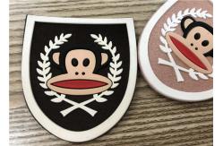 China Professional Customized  Microfiber Rubber Logo Patch For Clothes And Bags Etc supplier