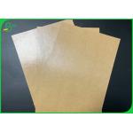 Food Grade Brown Kraft Paper 270gsm With 15gsm PE Coated For Dry Food Box for sale