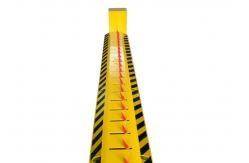 China Black / Yellow 3 Meter Retractable Security Automatic Tire Killer For Prison supplier