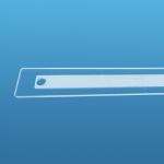 Customized Fused Silica Quartz Glass Plate Transparent Frosted Bores