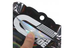 China Weed Heat Sealable Die Cut Plastic Bags Irregular Shaped Zip Lock Custom supplier
