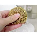 Spiral Design Brass Scouring Pad Long Lasting With Strong Cleaning Capacity for sale