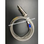 Temperature Sensor Bayonet Style Thermocouple Type J / K With 2m Cable for sale