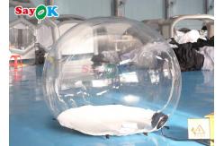 China Hotel Clear Inflatable Bubble Tent Outdoor Inflatable Transparent Tent 3m 9.8ft supplier