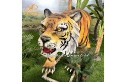 China Realistic Animatronic Animal Tiger Head for Zoo Park and Exhibition supplier