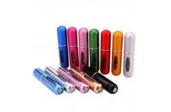 China Perfume Atomizer Spray Aluminum Cosmetic Bottles 80*16.5mm Reusable 5ml 8ml supplier