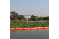 China Marine Dredging PVC Floating Turbidity Fence Barrier For Water Silt supplier