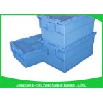 Warehouse Plastic Attached Lid Containers Transport Packaging Environmental Protection