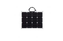 China 50W Semi Flexible Solar Panel High Toughness Bendable Solar Panels supplier