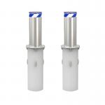 304 Stainless Steel LED Light Integrated High Security Automatic Hydraulic Rising Bollard for sale