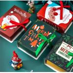 Folding Gift Boxes Chocolate Cookie Candy Book Shape Gift Paper Packaging Box