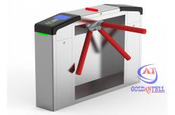 China QR Code Access Control Turnstile Gate Full Automatic LED Tripod Barrier Gate supplier