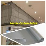 Silicone Coated Fiberglass Fabric For Smoke Curtain & Fire Curtain for sale