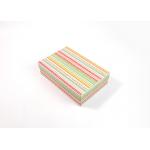 Silk Packaging Apparel Packaging Box With Lids Colorful Cardboard for sale