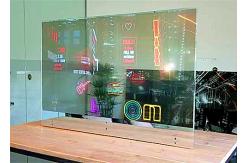 China Customized Size OLED Clear Display / Horizontal Transparent OLED Panel supplier