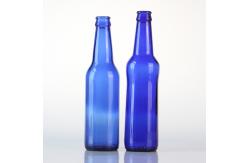 China Empty Flint Embossed Glass Beer Bottle 375ml 1L supplier