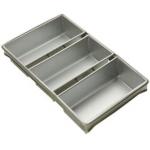                  Rk Bakeware China-Foodservice 904935 Commercial Bakeware 12.25 in. X 4.5 in. 3 Strap Bread Pan              for sale