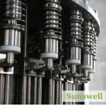 High Filling Speed Tea Filling Machine Durable For Hot Fruit Juice / Tea