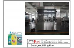 China 50 Bottles Per Minute Laundry Detergent Filling Machine 50 - 5000ml Filling Volume supplier
